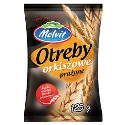 MELVIT Otreby orkiszowe prazone 12x125g